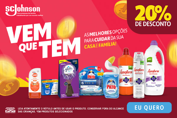 SCJ Frete Grátis até 15/03